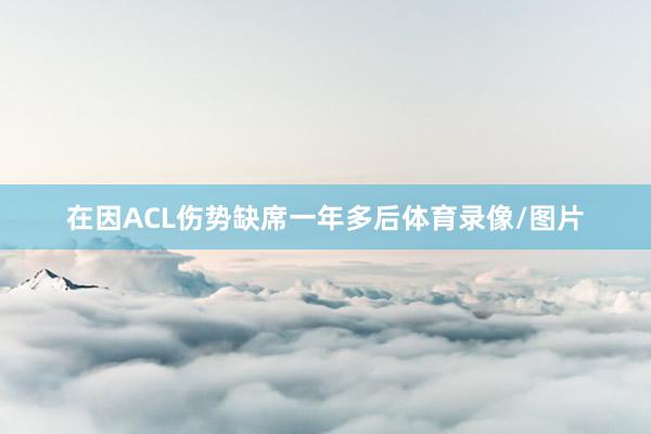 在因ACL伤势缺席一年多后体育录像/图片