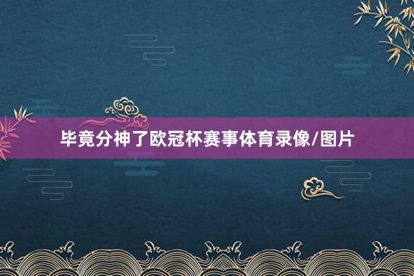毕竟分神了欧冠杯赛事体育录像/图片
