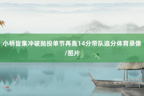 小桥皆集冲破抛投单节再轰14分带队追分体育录像/图片