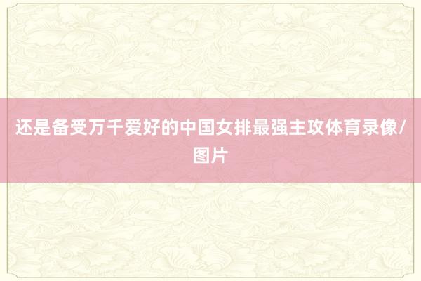 还是备受万千爱好的中国女排最强主攻体育录像/图片